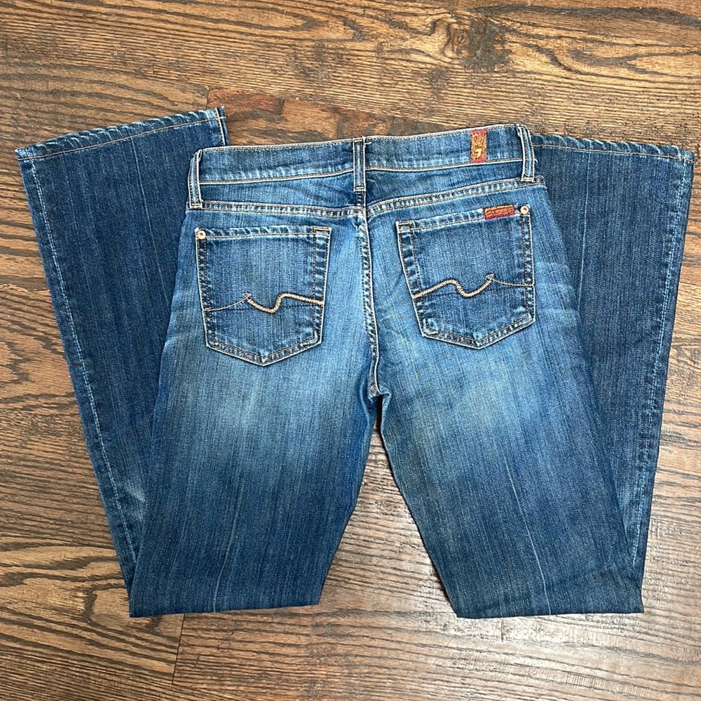 7 for all mankind womens bootcut jeans size 27